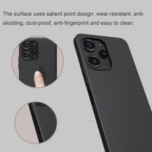 NILLKIN Super Frosted Hard Cover for Redmi 12 4G/Note 12R 5G – Black
