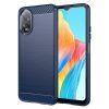 Carbon Fiber Texture Cover Oppo A38 4G -  Blue