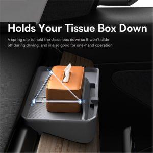 BASEUS T-Space Series 2-in-1 Silicone Phone Holder Magnetic Storage Compartment for ETC Card Reader