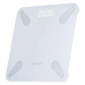 Porodo Lifestyle Bluetooth Smart Body Scale – White (PD-LSBSC-WH)