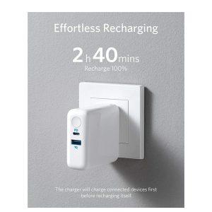 ANKER PowerCore III Fusion 5k Powerbank + Wall Charger White