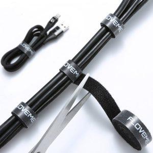 Floveme 1M Strong Adhesive Cuttable Cable Management