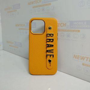 King Brave Leather Cover iPhone 13 Pro Max – Orange