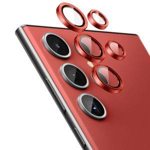 Camera Lens 9H Protector Samsung S24 Ultra – Red