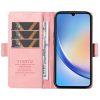 YIKATU Leather Flip Cover with Wallet Samsung Galaxy A34 5G - Pink (YK-005) - Image 2