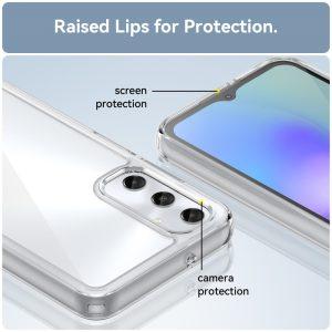 Hybrid TPU+Acrylic Transparent Cover Samsung Galaxy A05s – Clear
