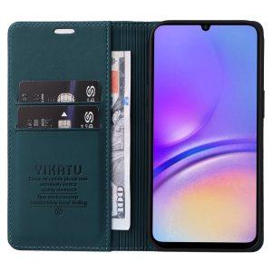 YIKATU Leather Flip Cover with Wallet Samsung Galaxy A05 – Green (YK-001)