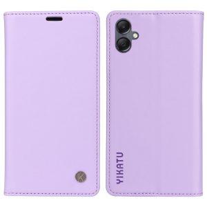 YIKATU Leather Flip Cover with Wallet Samsung Galaxy A05 – Light Purple (YK-001)