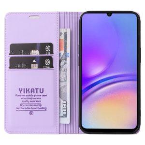 YIKATU Leather Flip Cover with Wallet Samsung Galaxy A05 – Light Purple (YK-001)