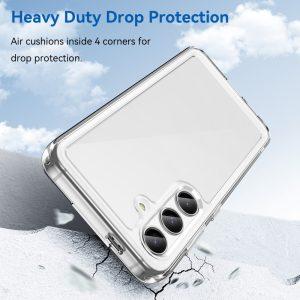 Hybrid TPU+Acrylic Transparent Cover Samsung Galaxy S24 Plus – Clear