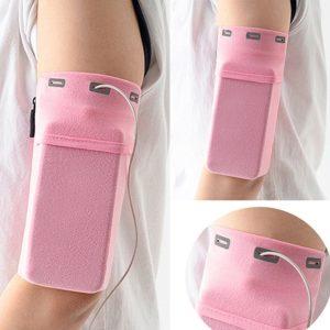 Armband Sleeve Phone Holder For Jogging/Walking – Pink/XL