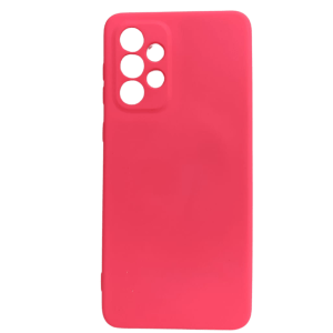 Silicone Cover Samsung Galaxy A33 – Flourecent Pink