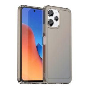 Candy Series Redmi 12/ Note 12R/ Poco M6 Pro 5G TPU Cover – Transparent Gray