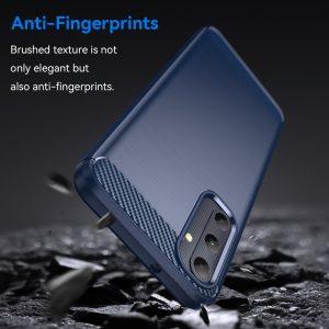 Carbon Fiber Texture Cover For Samsung Galaxy A05s 4G – Blue