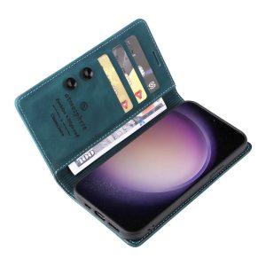 Leather Flip Cover Series 006 For Samsung Galaxy S24 5G – Green