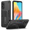 Hidden Kickstand Rugged For Oppo A38 4G /  A18 4G Cover - Black