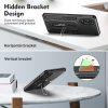 Hidden Kickstand Rugged For Oppo A38 4G /  A18 4G Cover - Black - Image 4