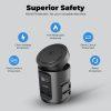Blupebble MagPod Hub USB-C Power Delivery And USB-A QC3.0 65W Black BP-MAGPODHUB- BK - Image 5