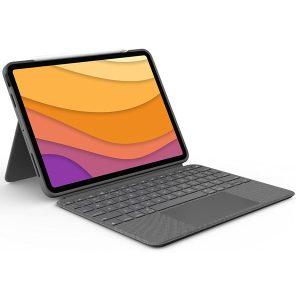 Logitech Combo Touch iPad Air 4th 5th Gen Keyboard Case with TrackPad ENG/ARB – Grey