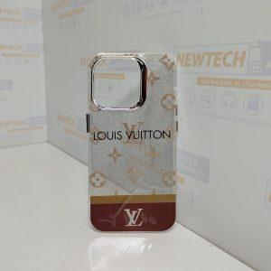 Kaze Paris Louis Vuitton Glitter Cover for iPhone 13 pro – Brown