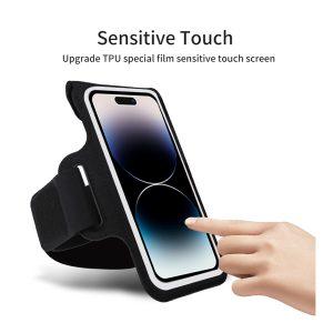 Blupebble Active Sport Armband – Black BP- ACTIVE72-BK