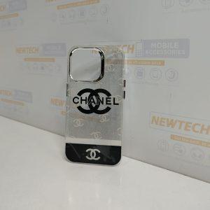 Kaze Paris Chanel Glitter Cover for iPhone 13 Pro – Black