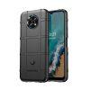 Rugged Square Grid Design TPU Cover for Nokia G50 - Black