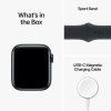 Apple Watch SE (Gen 2) 40MM Midnight AI Mid Sport Band S/M GPS MXE73 - Image 2