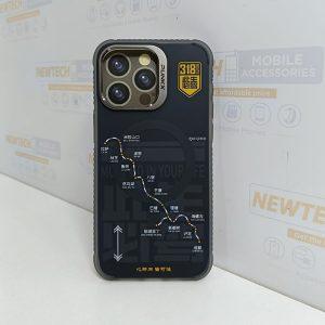 iPhone 15 Pro Magsafe Punkx Cover With Map Printed – Black