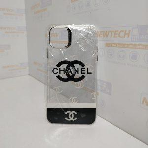 Kaze Paris Chanel Glitter Cover for iPhone 12 – Black