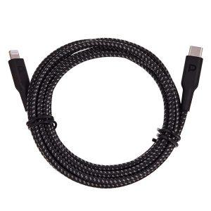 Powerology New Braided Type-C to Lightning Cable 2M PD 60W – Black (P23BRCL2BK)