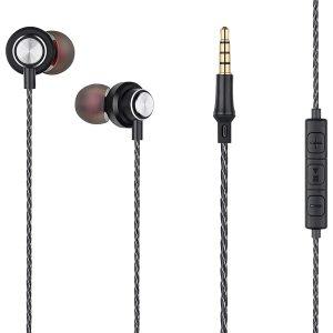 Budi HIFI 3.5mm Earphone with Mic EP25B – Black