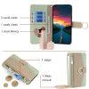 Crossbody Zipper Pocket Leather Cover For Samsung Galaxy A54 5G - Green - Image 2