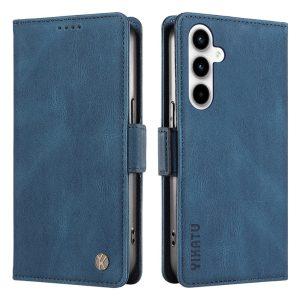 Samsung Galaxy A35 5G YIKATU Leather Flip Cover with Wallet – Blue (YK-005)