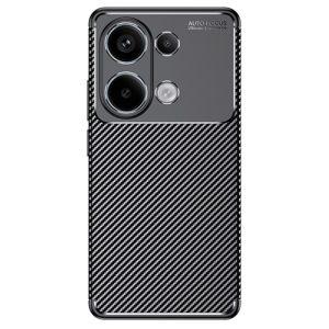 Xiaomi Redmi Note 13 Pro 4G/Poco M6 Pro Carbon Fiber Texture Cover – Black