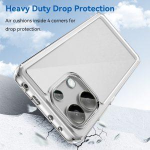 Xiaomi Redmi Note 13 4G Hybrid TPU+Acrylic Transparent Cover – Clear