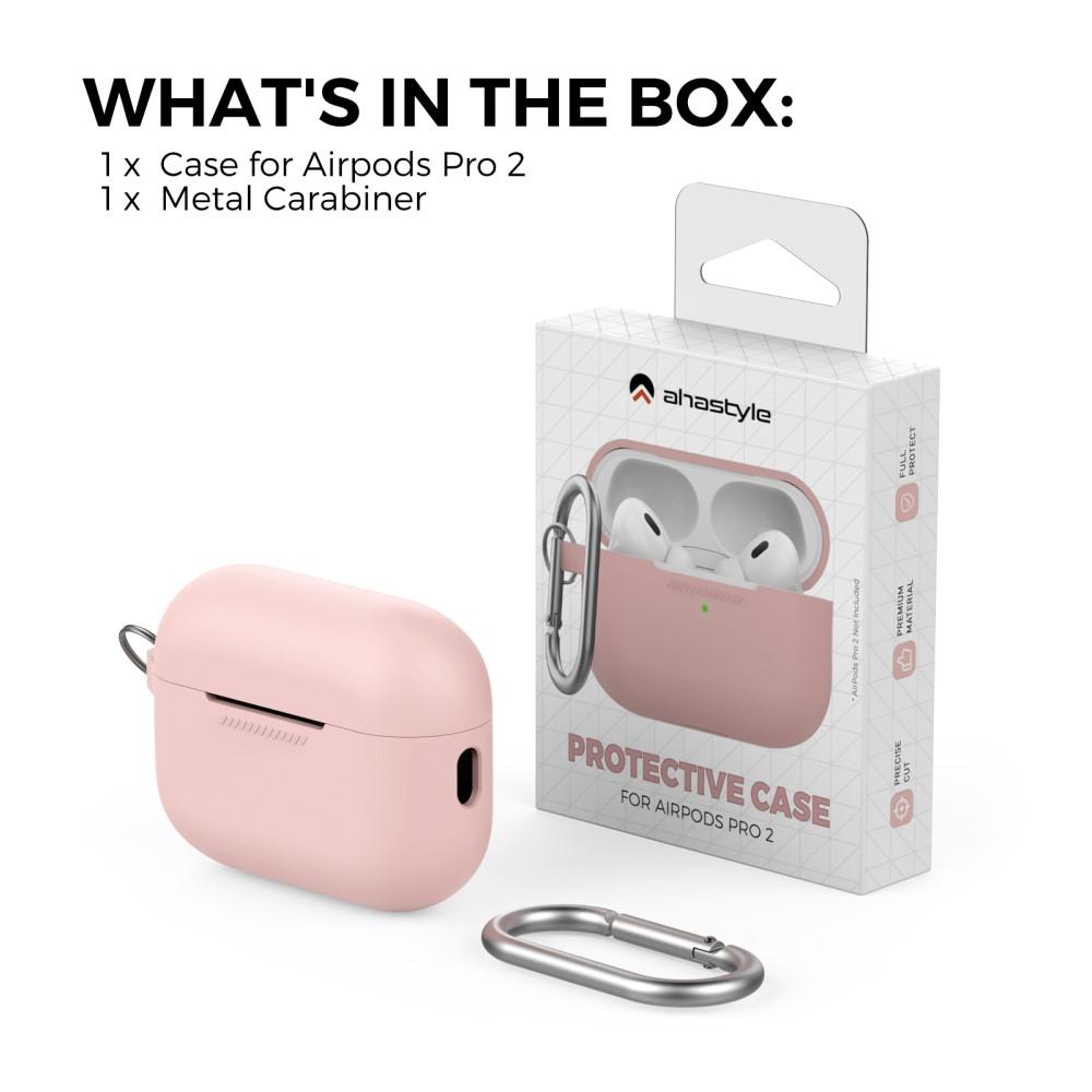 AHASTYLE PT193 Protective Case For Apple AirPods Pro 2 - Pink - Image 2