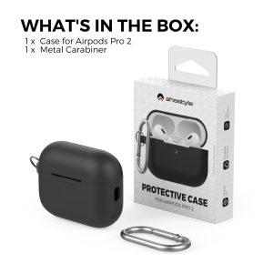 AHASTYLE PT193 Protective Case For Apple AirPods Pro 2 – Black