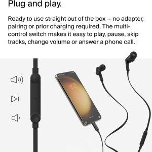 Budi True Sound Type-C Sweat Resistant EarPhone with Mic EP35TB – Black