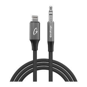 Goaltage 3.5 mm Audio Cable with Lightning Connector 1.2M – Black CA04-ATL120CM