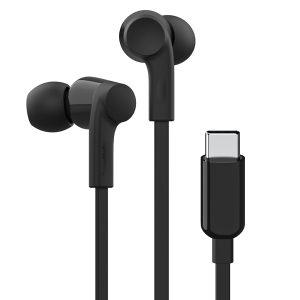 Budi True Sound Type-C Sweat Resistant EarPhone with Mic EP35TB – Black