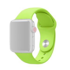 Apple Watch size 42mm/44mm/45mm/49mm Soft Silicone Watch Band S/M – Green