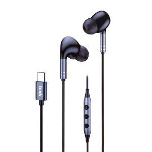 Budi BASS Type-C Earphone with Mic EP32TB – Black