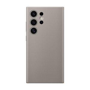 Samsung Galaxy S24 Ultra Vegan Leather Case – Gray HIGH COPY
