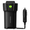 Powerology 150W Inverter AC Universal USB A Dual USB-C DC Car 12V10A - Black (P150INVBK) - Image 2