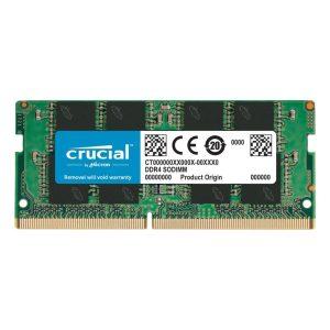 CRUCIAL DDR4 SODIMM Laptop 4GB RAM(2666Mhz)