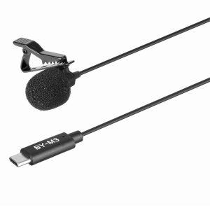 Boya Digital Lavalier Microphone Type-C – Black BY-M3