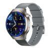 Porodo Smart Watch Sfera Round Titanium with Extra Orange Band - Silver (PD-SFERA-SL)