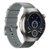 Porodo Smart Watch Sfera Round Titanium with Extra Orange Band - Silver (PD-SFERA-SL) - Image 3