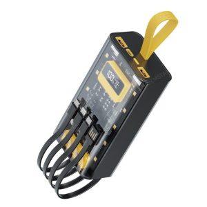 Green Lion Transparent Pro 10000mAh Power Bank (GNTRAPB10KBK)